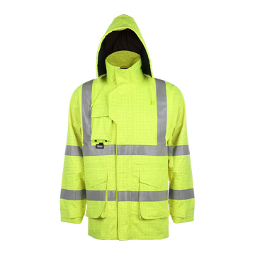 Klasse 3 En20471 Durable Wasserdichte Anti-Statik Reflektierende Sicherheitsjacke